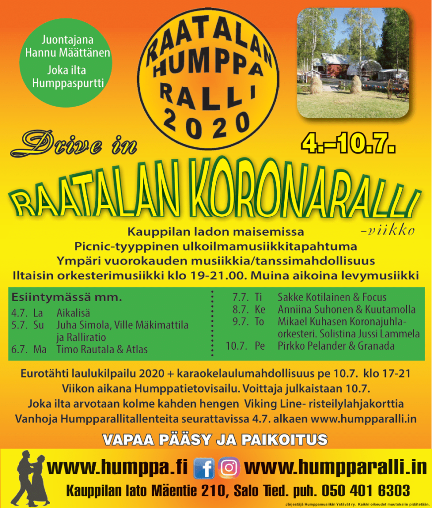 koronaralli 2020 esite